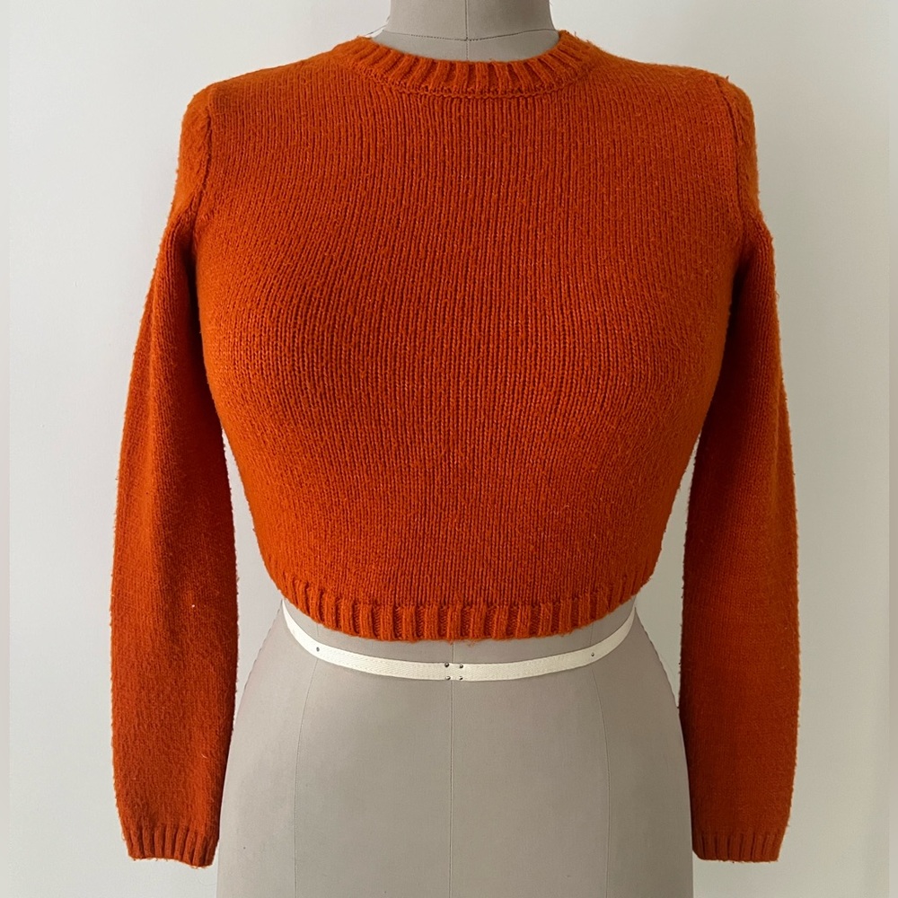 GARAGE Women’s sweater,color Orange Size XS